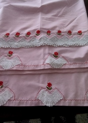 Nakışlı Pembe Mutfak takımı - Görsel 6