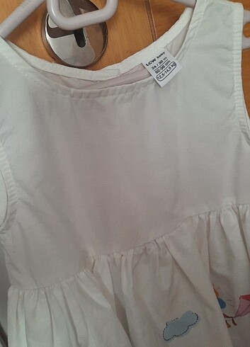 24-36 Ay Beden Lc Waikiki sıfır kol yazlık elbise