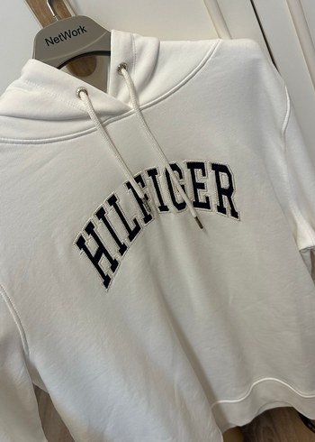 HILFIGER Baskılı Beyaz kadın Sweatshirt - Görsel 2