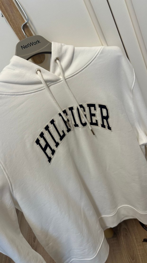 HILFIGER Baskılı Beyaz  kadın Sweatshirt - Görsel 2