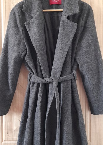 Homa Gri Kuşaklı Kaban - Görsel 2