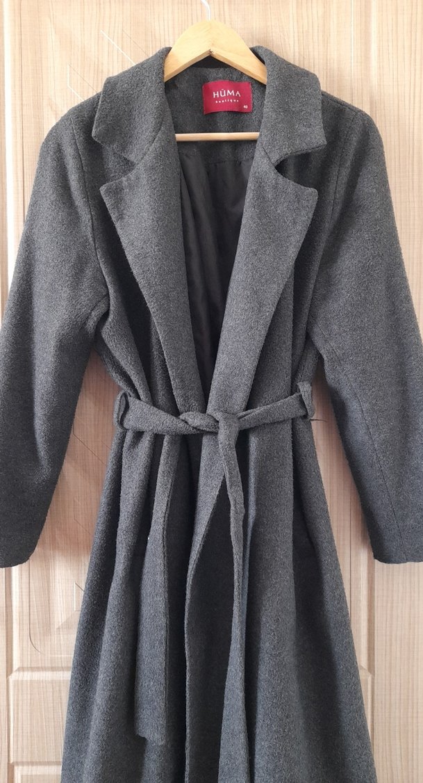 Homa Gri Kuşaklı Kaban - Görsel 2