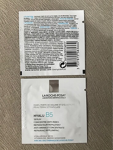 La Roche Posay Hyalu b5 Dolgunlaştırıcı Serum 6 ml