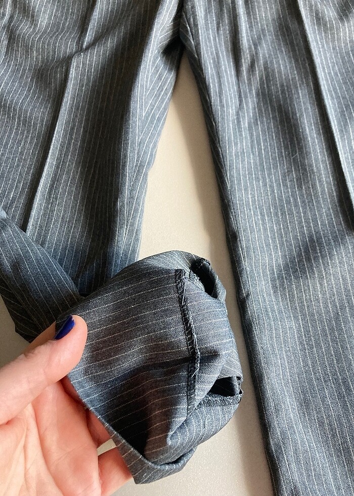 10 yaş erkek çocuk kumaş pantolon - Görsel 3