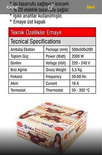  Beden Sıfır ürün