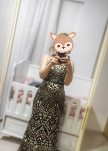 Famelin Dantel Detaylı Strappy Midi Abiye Elbise