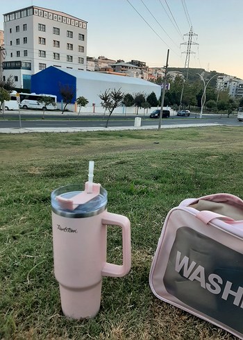 Pastel Pembe Tantitoni Termos Kupa - Görsel 2