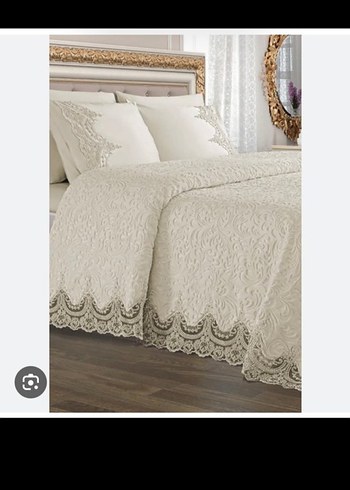 Nakışlı Pembe örtü Takımı - Görsel 2