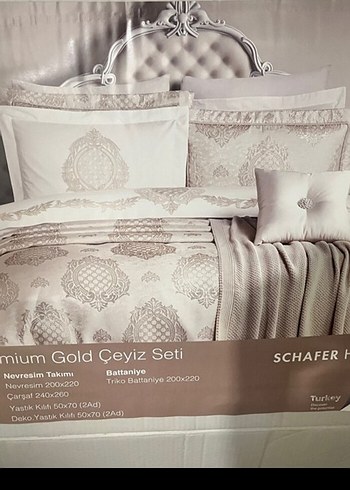 İşlemeli lila ve Gri Nevresim Takımı - Görsel 3