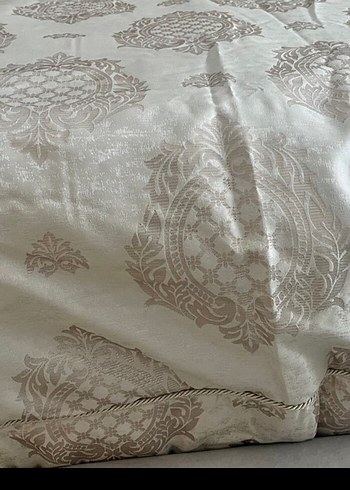 İşlemeli lila ve Gri Nevresim Takımı - Görsel 2