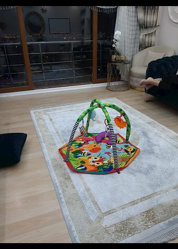 Renkli Bebek Oyun Halısı