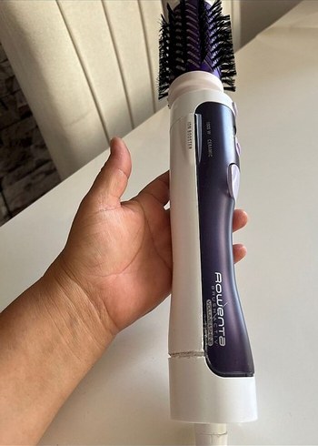 Mor ve Gri Rowenta Saç Şekillendirici Fırça