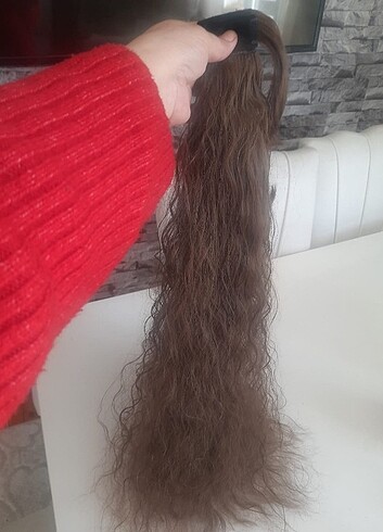 Diğer Postiş saç 65cm balköpüğü renk