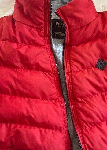 Kırmızı Fermuarlı Kadın Kışlık Mont - Görsel 2