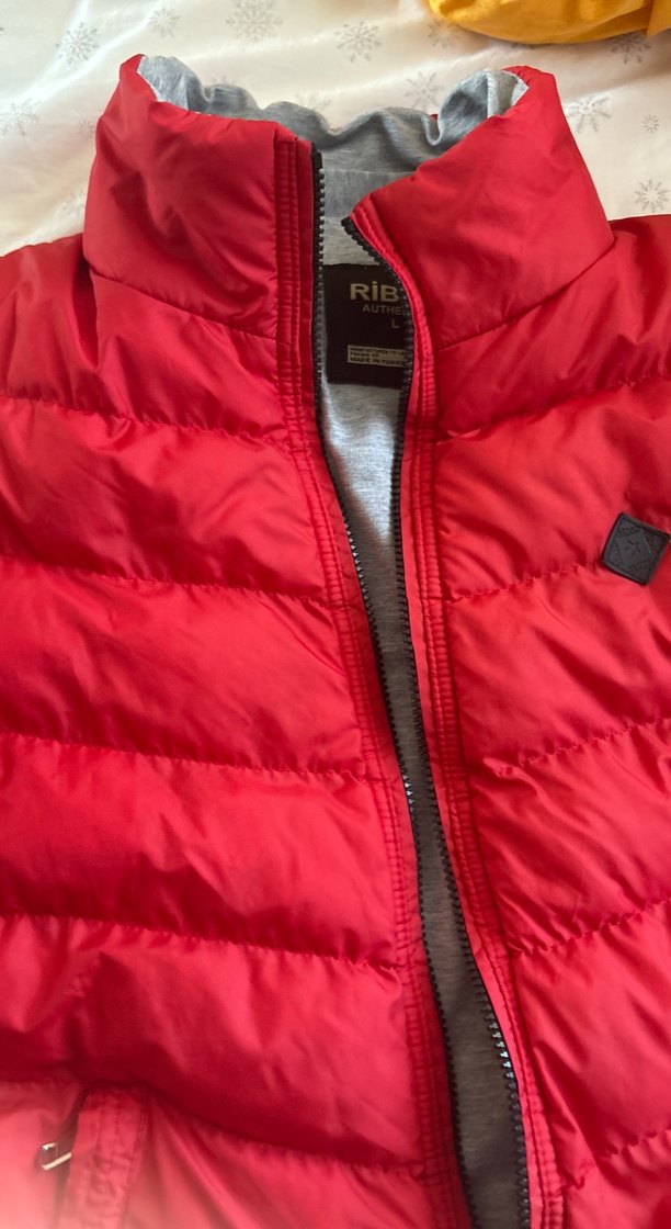 Kırmızı Fermuarlı Kadın Kışlık Mont - Görsel 2