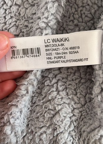 Erkek Çocuk Kapüşonlu Mor Mont - Görsel 4