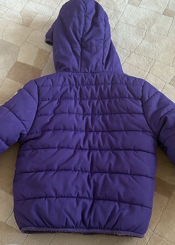 Erkek Çocuk Kapüşonlu Mor Mont - Görsel 6