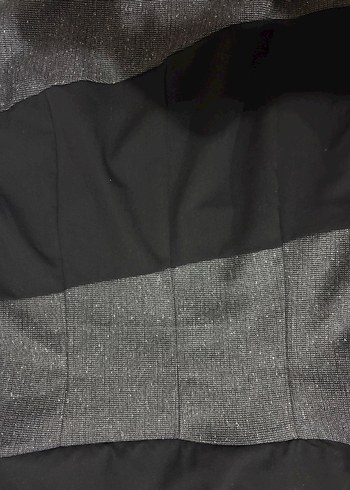 Gri Drapeli Askılı Midi Elbise - Görsel 8