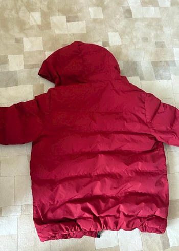 Erkek Çocuk Kapüşonlu Kırmızı Kış Ceketi - Görsel 5