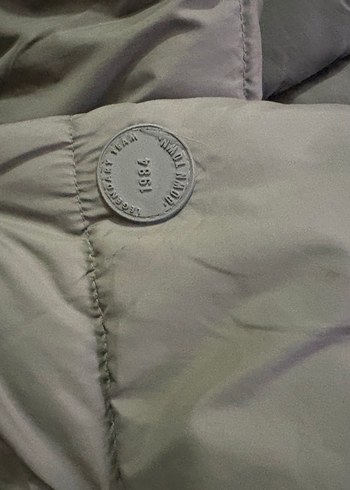 Yeşil Kapüşonlu mango kız çocuk Kışlık Mont - Görsel 7