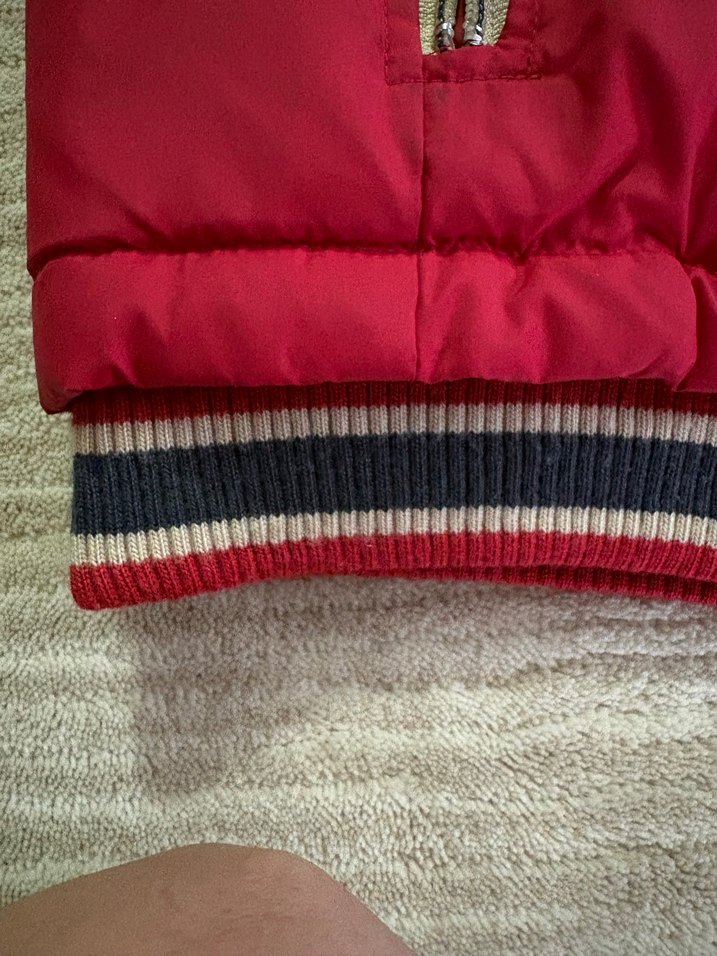 Kırmızı Fermuarlı Kadın Kışlık Mont - Görsel 5