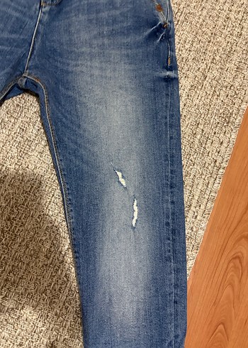 Erkek Mavi Denim Regular Fit Jean - Görsel 2