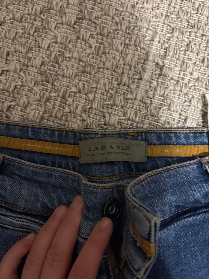 Erkek Mavi Denim Regular Fit Jean - Görsel 3