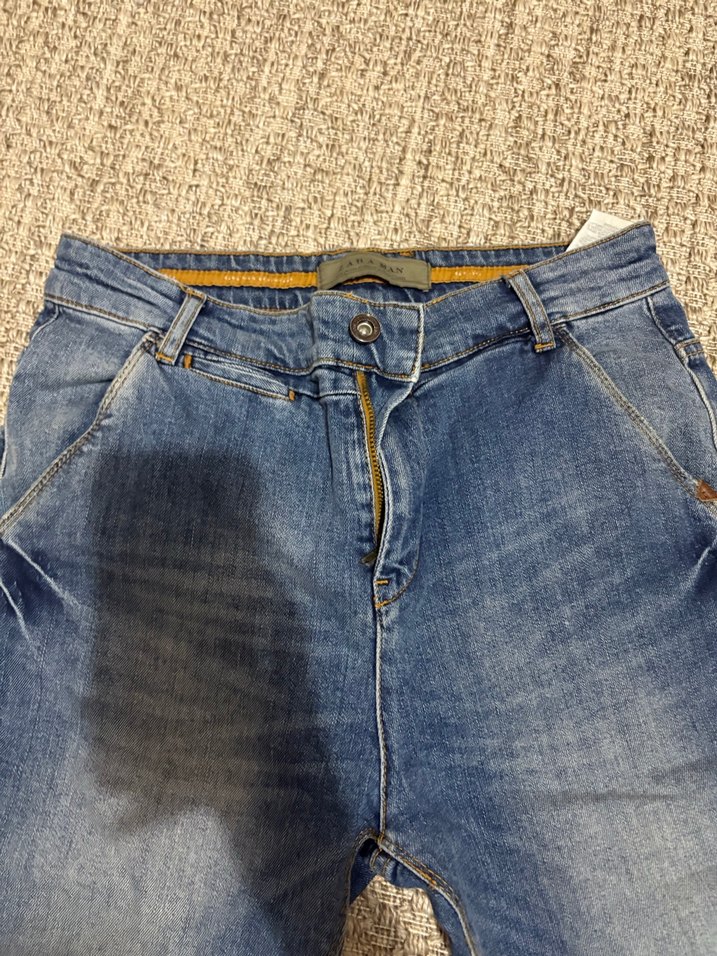 Erkek Mavi Denim Regular Fit Jean - Görsel 5