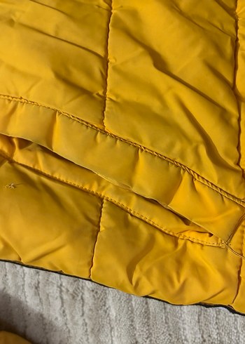 Sarı Kapüşonlu Erkek Çocuk Mont - Görsel 2