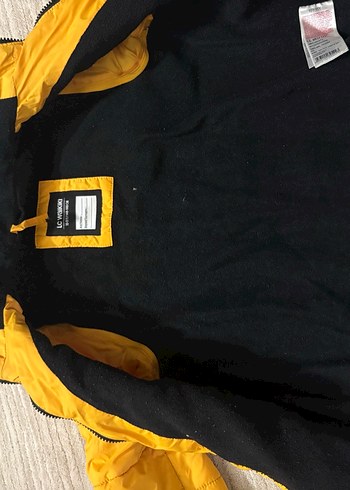 Sarı Kapüşonlu Erkek Çocuk Mont - Görsel 6