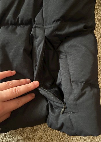 Siyah Fermuarlı columbia Kadın Mont - Görsel 5