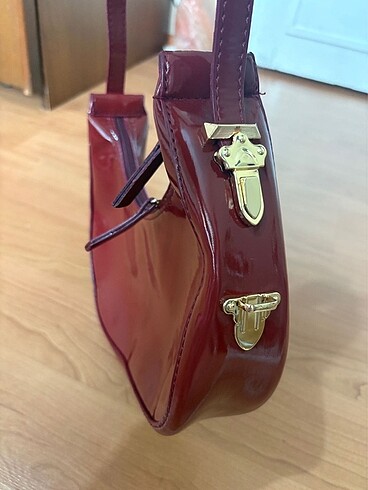Zara Bordo kol çanta