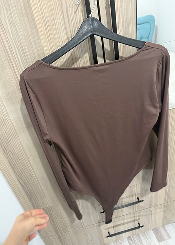 Kadın Kahverengi Uzun Kollu Bluz - Görsel 2