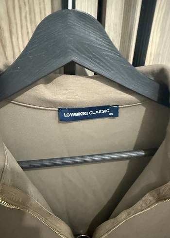 Bej V Yakalı Midi Elbise LCW - Görsel 4