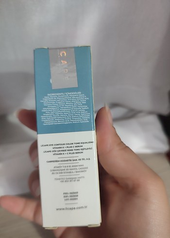 Licape Vitamin K Göz Çevresi Serumu - Görsel 3