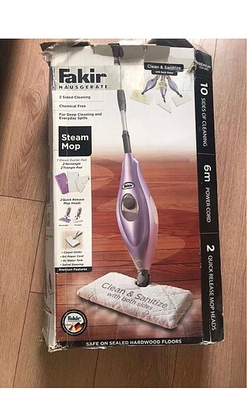 Fakir steam mop buharlı süpürge