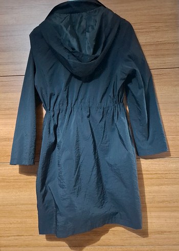 Kadın  Uzun Düğmeli Yağmurluk - Görsel 3