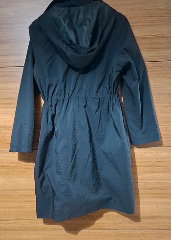 Kadın  Uzun Düğmeli Yağmurluk - Görsel 4