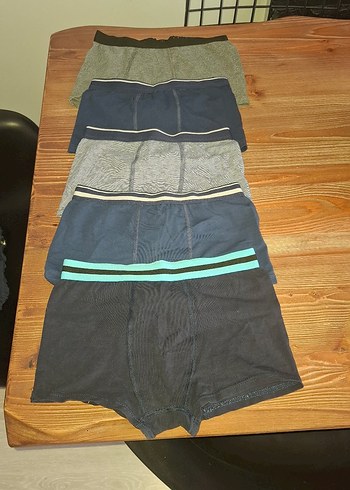 Çocuk Çok Renkli Boxer Seti 5'li