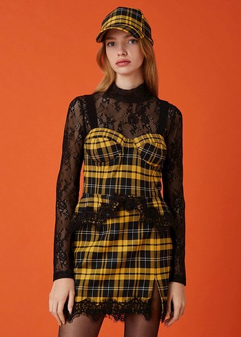 Koton×Aslıhan Malbora 2022 Vogue sarı takım - Görsel 4