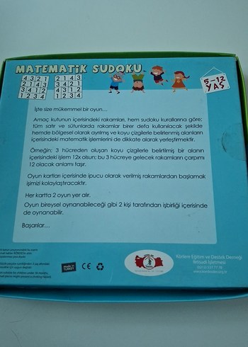 Matematik Sudoku Eğitici Oyunu - Görsel 3