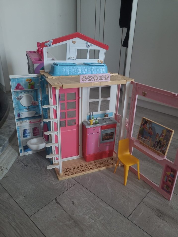 Barbie portatif ev - Görsel 3