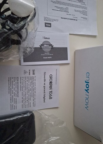 Alcatel 1068 Beyaz Basit Telefon - Görsel 6