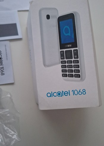 Alcatel 1068 Beyaz Basit Telefon - Görsel 5