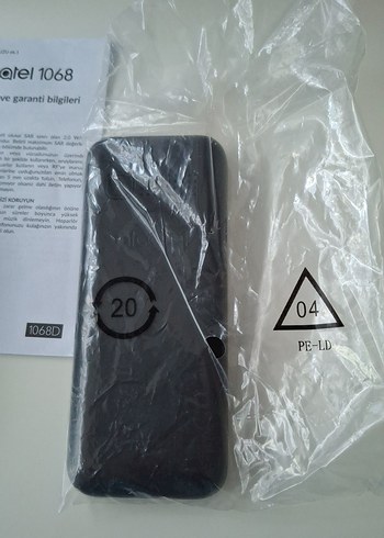 Alcatel 1068 Beyaz Basit Telefon - Görsel 3