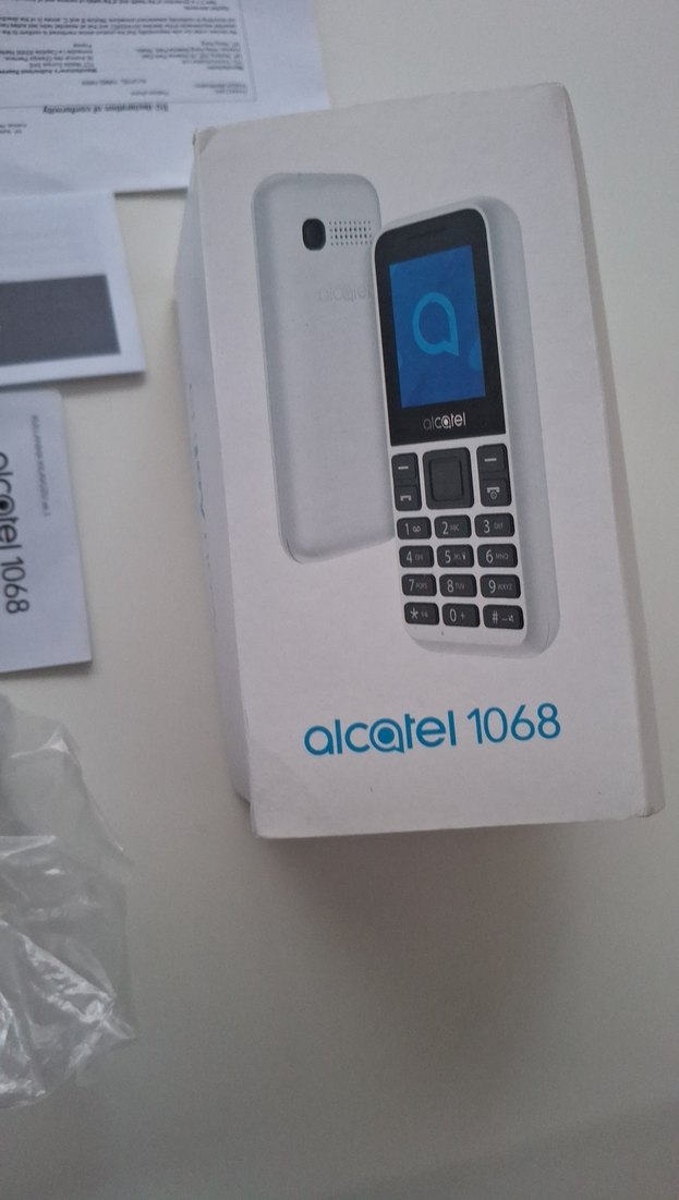 Alcatel 1068 Beyaz Basit Telefon - Görsel 5