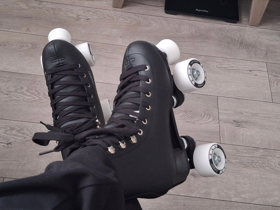 Oxelo Siyah Dört Tekerlekli quad Paten - Görsel 3