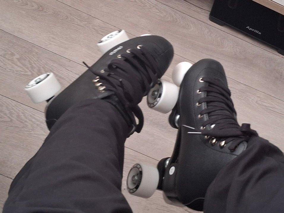 Oxelo Siyah Dört Tekerlekli quad Paten - Görsel 2