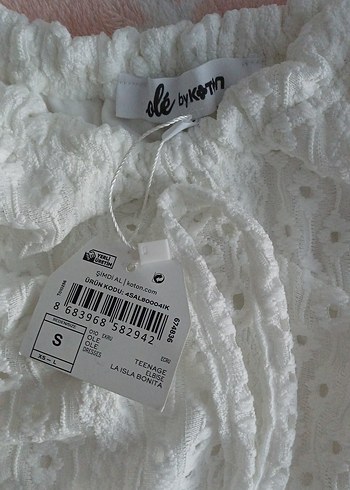 Nakışlı Beyaz Bohem Kadın Elbise - Görsel 3