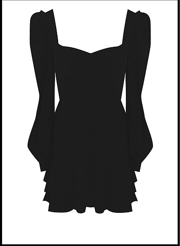 Muun Siyah Elbise